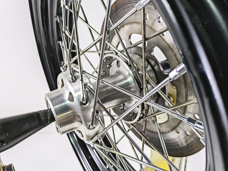 2009 Harley FLSTSB Cross Bones 16x3 Front Wheel Rim - Read 44937-08 {{ shop.shopifyCountryName }} - Mototech271