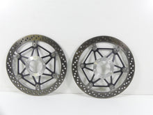 Load image into Gallery viewer, 2010 Ducati Streetfighter 1098 S Front Brake Rotor Disc Set 49241021A 49240891A
