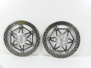 2010 Ducati Streetfighter 1098 S Front Brake Rotor Disc Set 49241021A 49240891A
