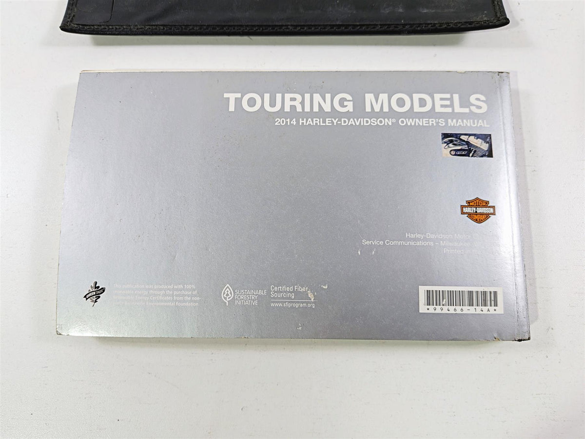 2014 Harley Touring FLHTK Electra Glide Owners Manual Booklet & Bag 99466-14A-Mototech271