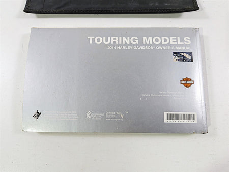 2014 Harley Touring FLHTK Electra Glide Owners Manual Booklet & Bag 99466-14A-Mototech271