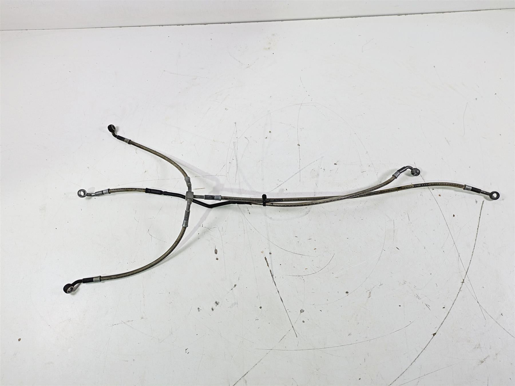 2015 BMW R1200GS Adv K51 Front Abs Brake Line Hose Set 34328526553 34328526552 {{ shop.shopifyCountryName }} - Mototech271