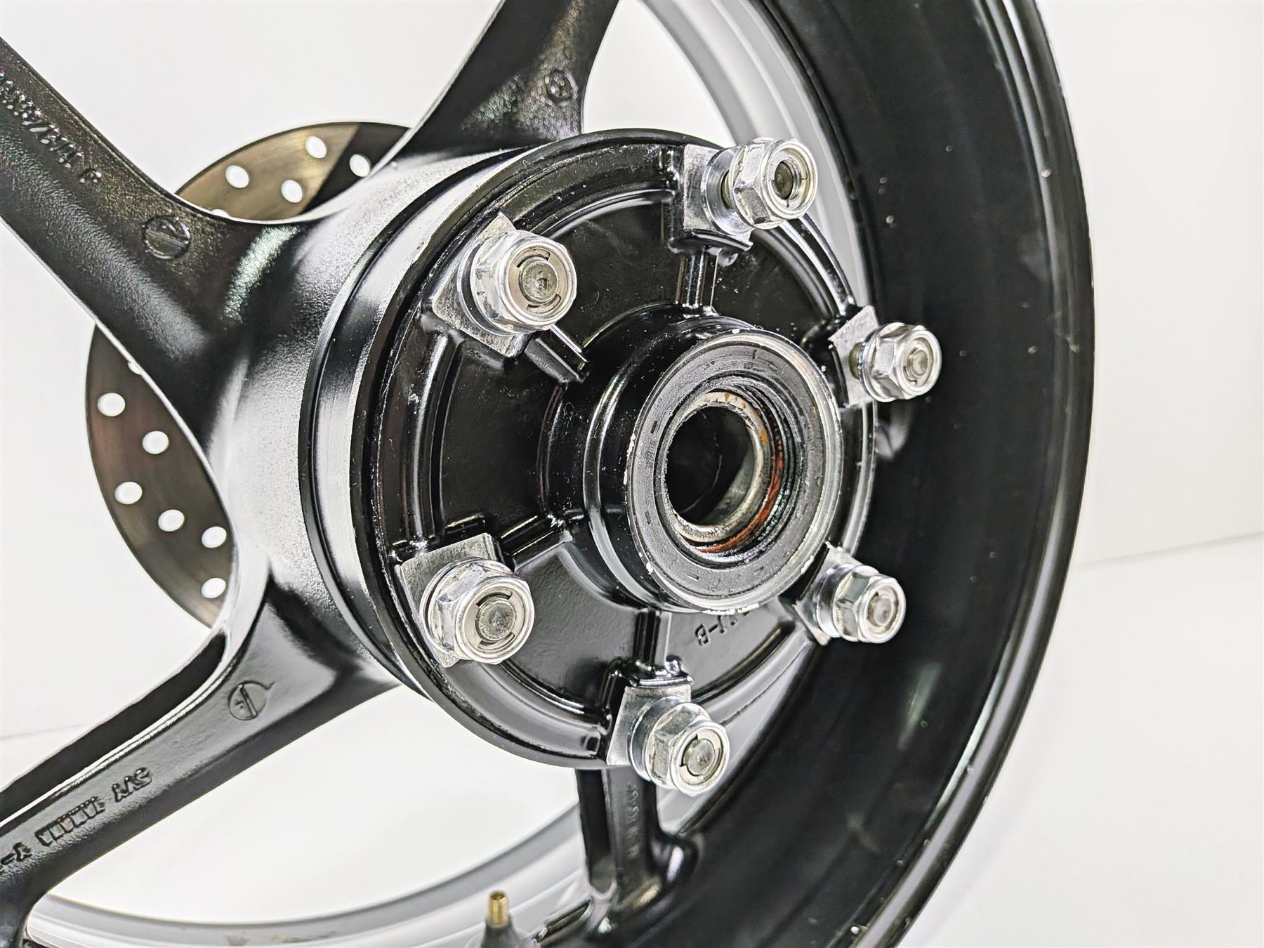 2008 Yamaha YZF R1 RN19 Straight Black Rear Wheel Rim 17x6 5VY-25338-00 {{ shop.shopifyCountryName }} - Mototech271