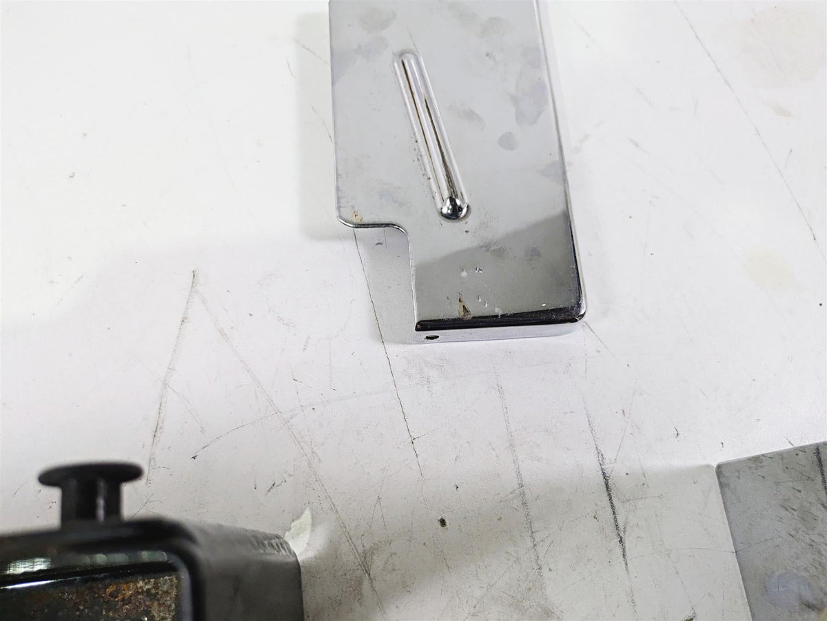 2002 Harley Dyna FXDL Low Rider Battery Tray Box & Skull Chrome Cover 66375-97 {{ shop.shopifyCountryName }} - Mototech271