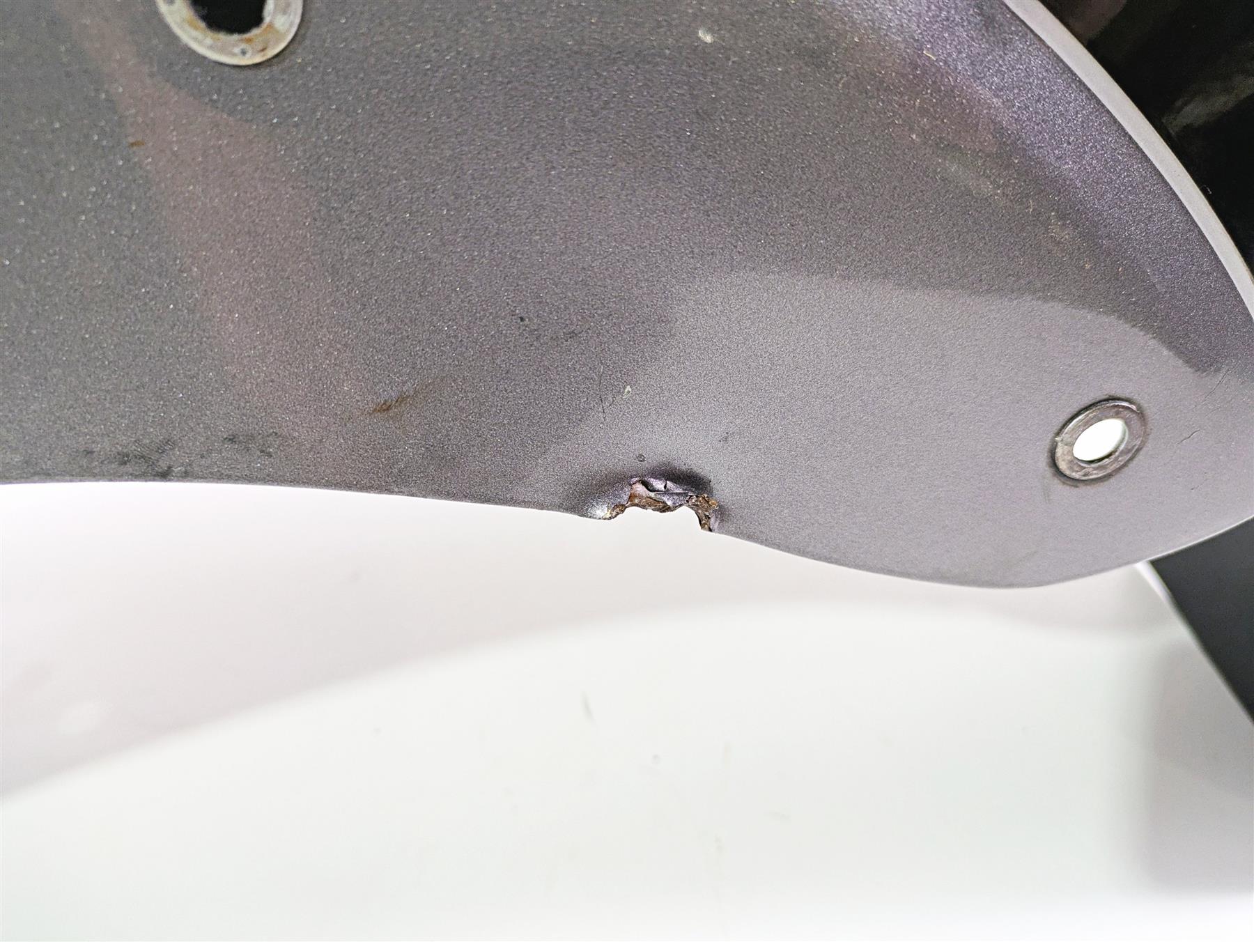 2002 Indian Spirit Deluxe Rear Fender Black Silver - Bent 89-301 {{ shop.shopifyCountryName }} - Mototech271