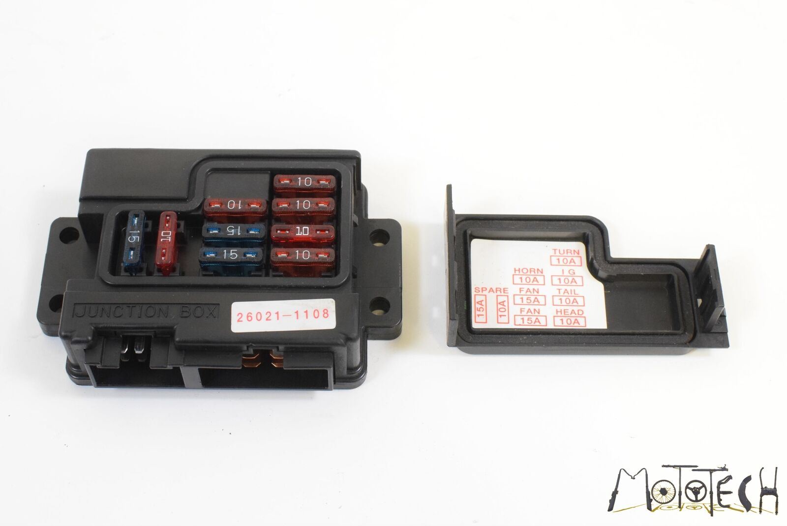 2005 Kawasaki ZZR1200 ZX1200 Ninja Fuse Junction Box Unit 26021-1108 {{ shop.shopifyCountryName }} - Mototech271