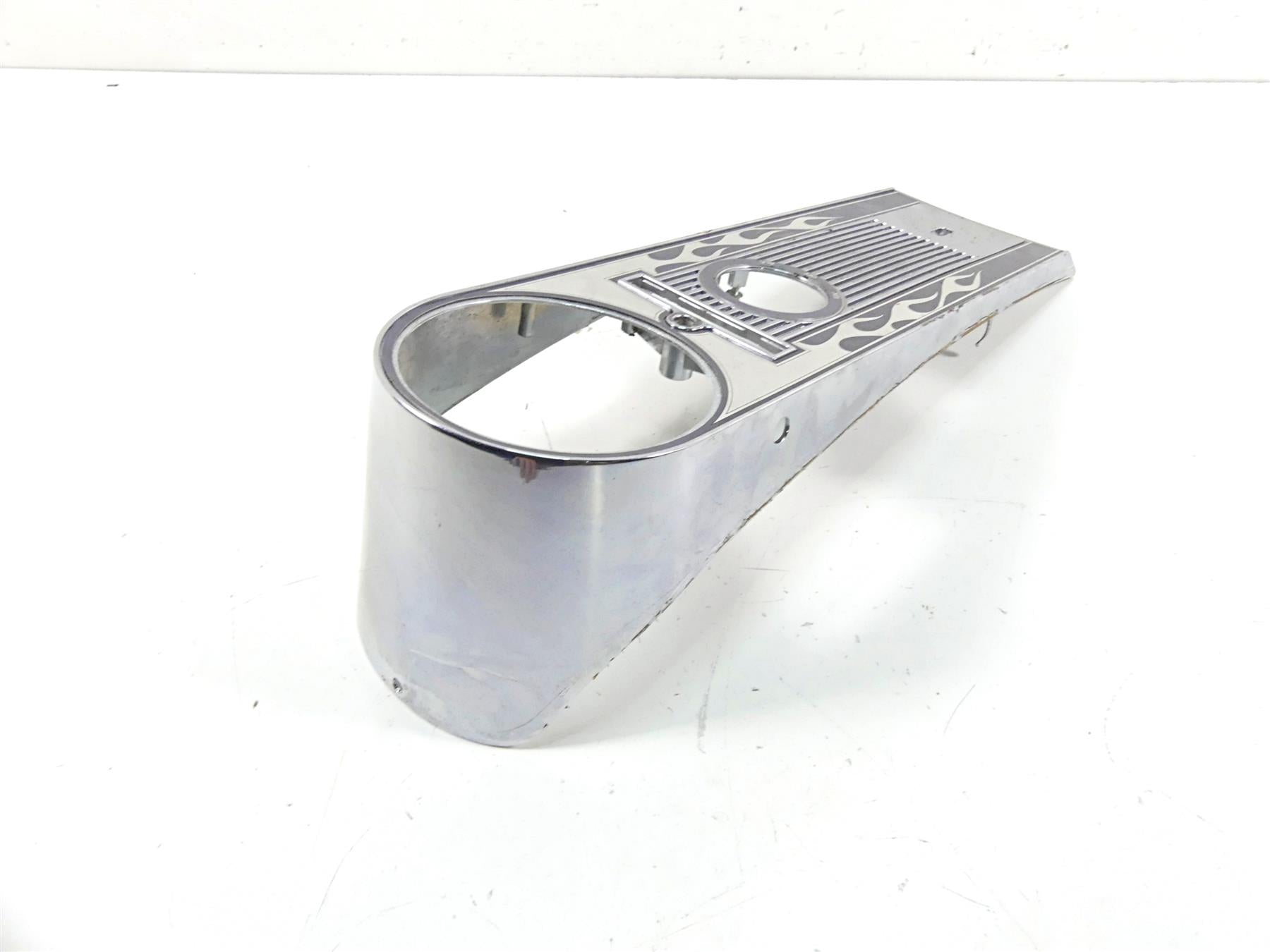 2007 Harley Touring FLHRC Road King Fuel Tank Dash Console Flames 60960-99 {{ shop.shopifyCountryName }} - Mototech271