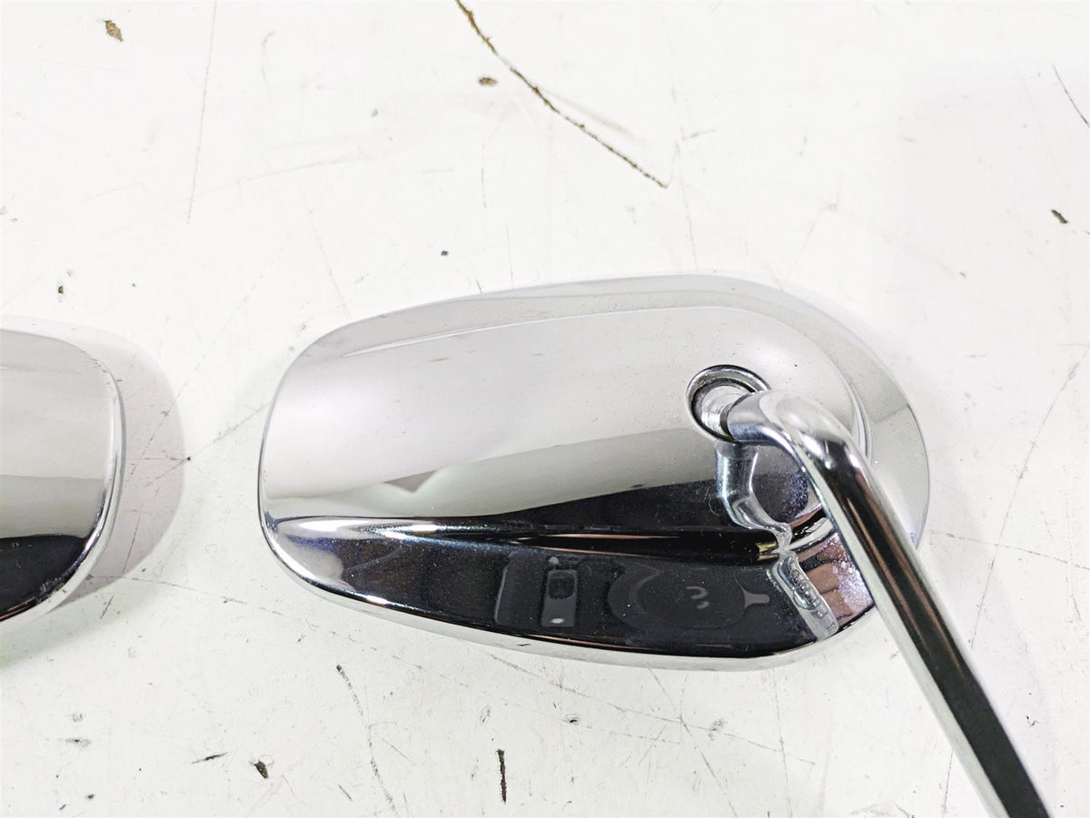 2016 Harley FLSTC Softail Heritage Chrome Rear View Mirror Set 91840-03 91845-03 {{ shop.shopifyCountryName }} - Mototech271