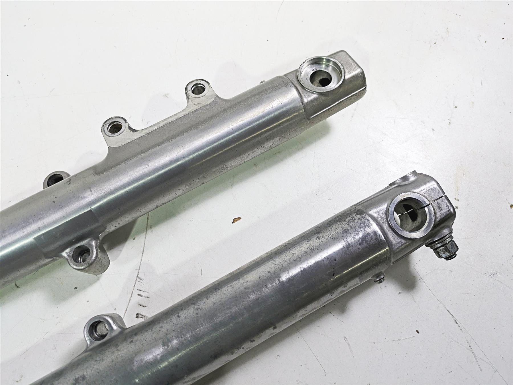 2003 Harley Dyna FXDL Low Rider 100TH Front Fork Leg Set 39mm
