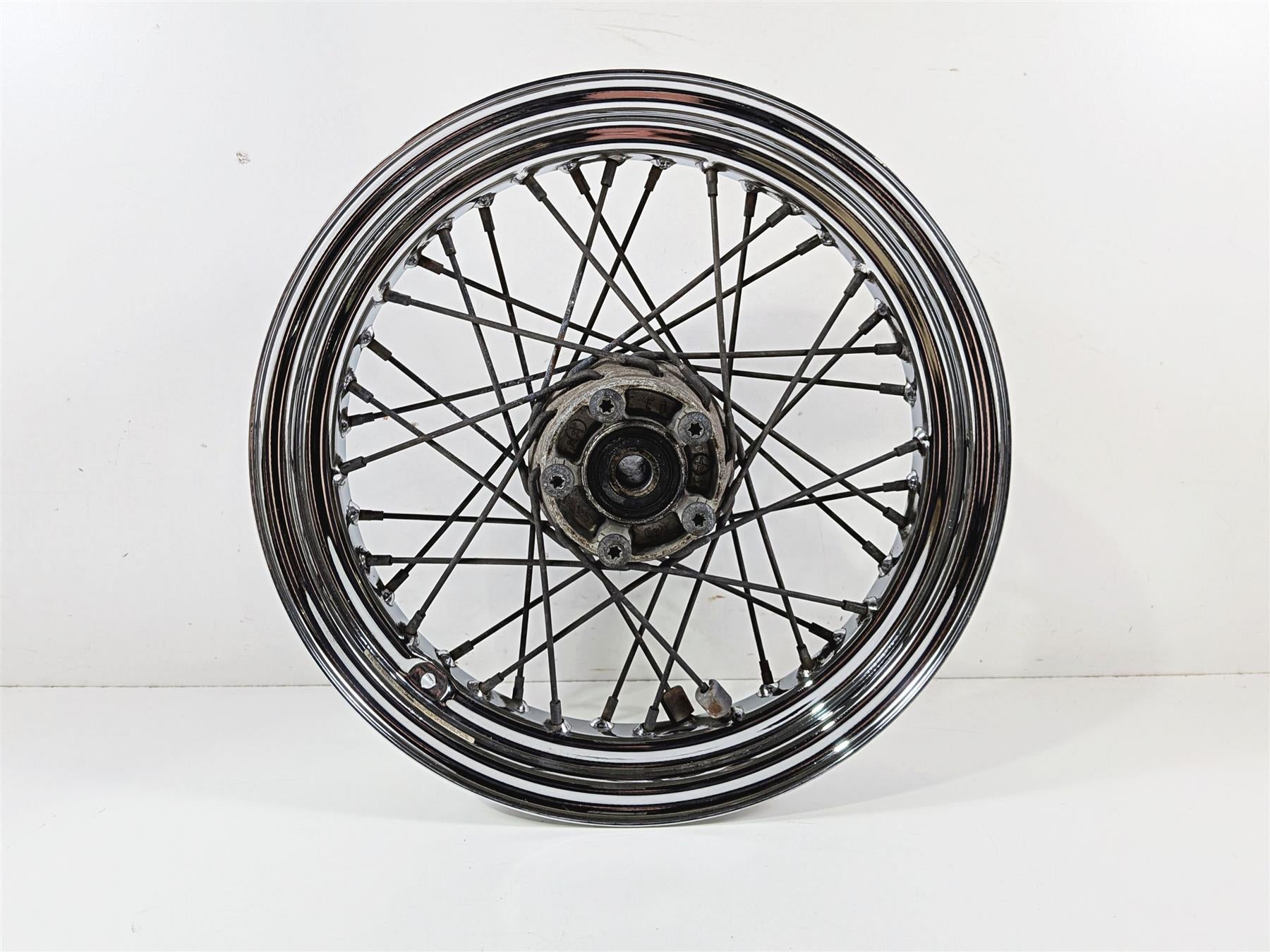 2001 Harley FLHRCI Road King 16x3 Rear Wheel Spoke Rim - Read 40975-05A {{ shop.shopifyCountryName }} - Mototech271