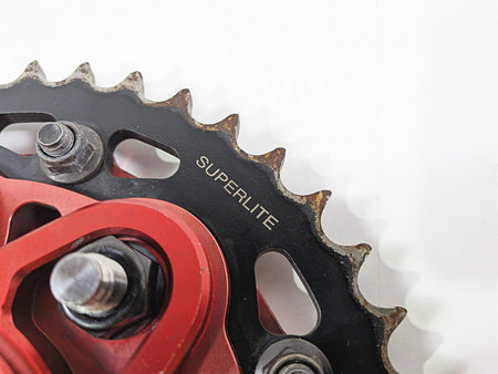 2017 Ducati Panigale 1299 AEM Factory Red Sprocket & Flange DU092 S50-804R-41-Mototech271