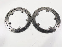 Load image into Gallery viewer, 2010 BMW R1200GS K25 Front Brake Disc Rotor Set 305mm 34117711427
