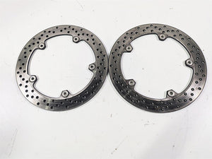 2010 BMW R1200GS K25 Front Brake Disc Rotor Set 305mm 34117711427