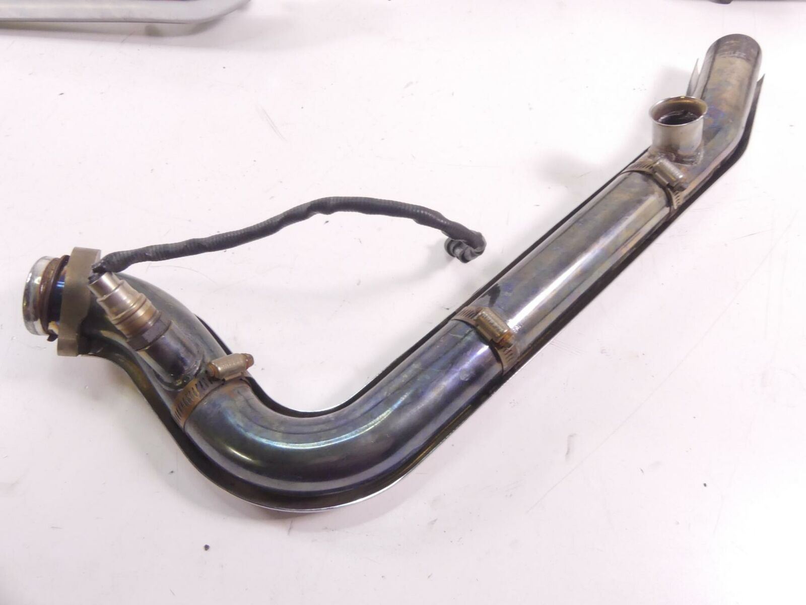2009 Harley FXCW Softail Rocker Exhaust Pipe Headers Manifold Set +Mount 66795-0 {{ shop.shopifyCountryName }} - Mototech271