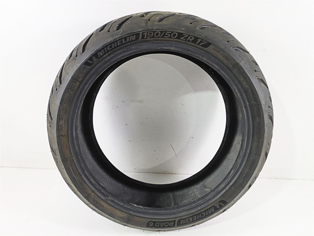 Used Rear Motorcycle Tire Michelin Road 6 190/50 ZR17 3528701847610 {{ shop.shopifyCountryName }} - Mototech271