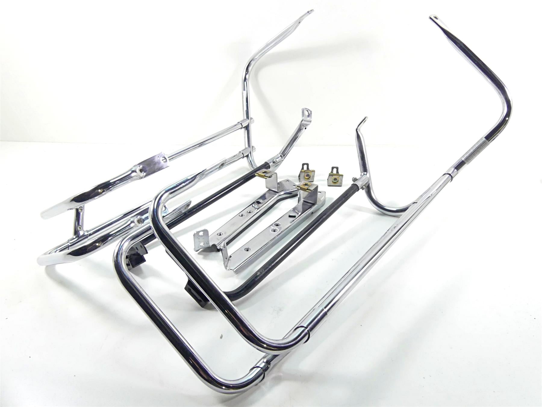 2003 Harley Touring FLHTCI E-Glide 100TH Saddlebag Guard Set 49188-97 49172-97 {{ shop.shopifyCountryName }} - Mototech271