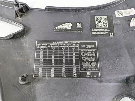 2018 Indian Springfield Dark Horse Left Upper Side Cover Fairing 5450242 5455671 {{ shop.shopifyCountryName }} - Mototech271