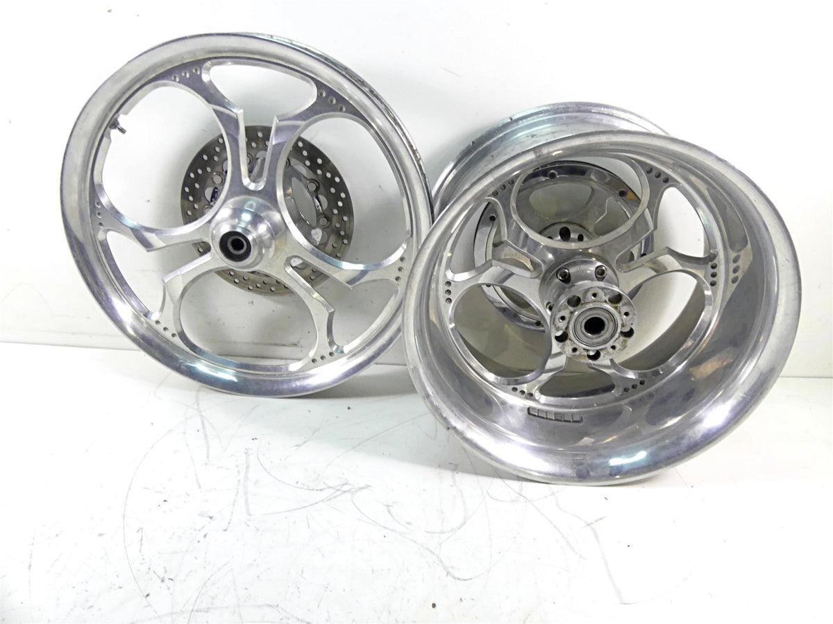 2009 Big Dog K9 Diamond Front Rear Wheel Rim 21x2.15 8x10.5 061908 061108 {{ shop.shopifyCountryName }} - Mototech271