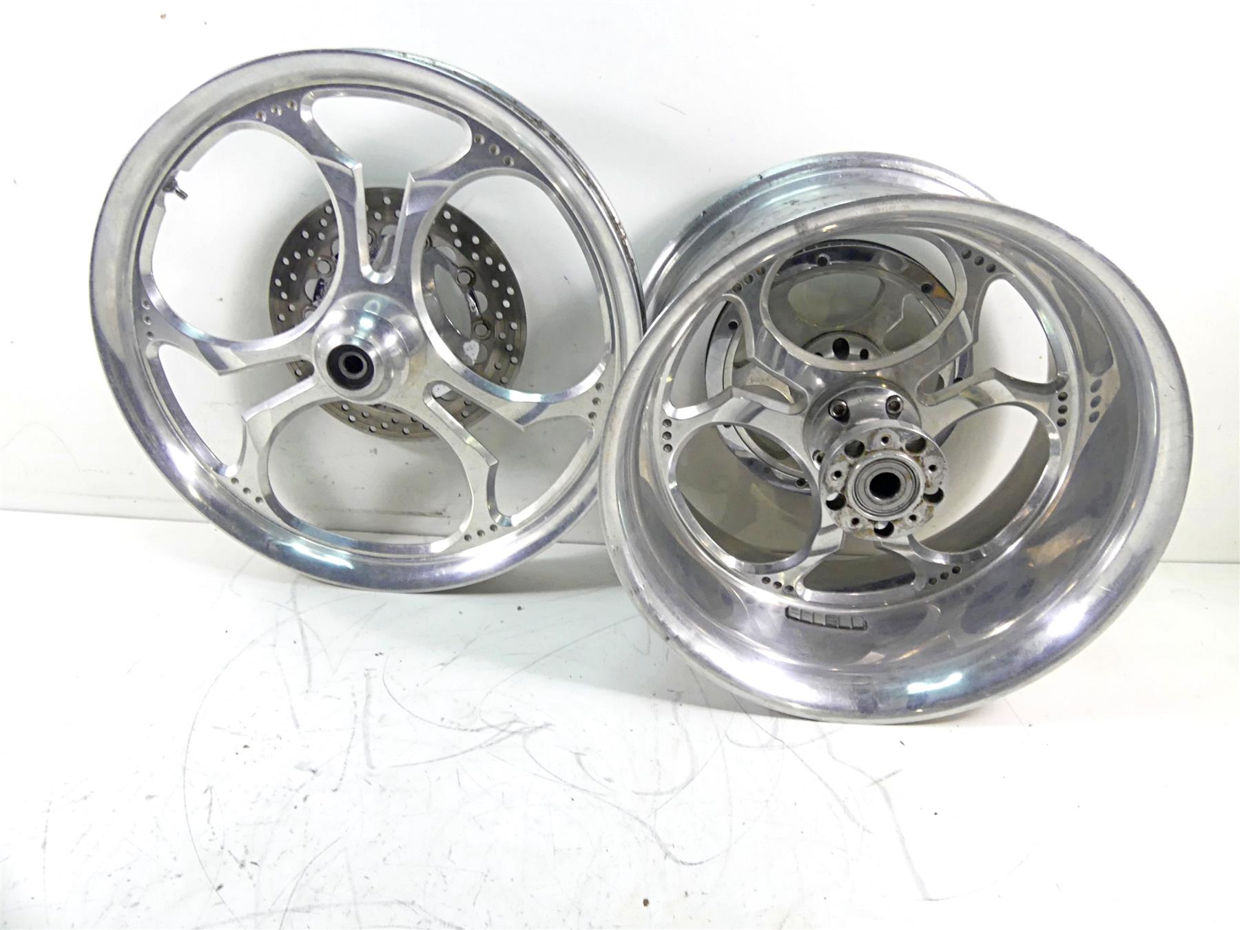 2009 Big Dog K9 Diamond Front Rear Wheel Rim 21x2.15 8x10.5 061908 061108 {{ shop.shopifyCountryName }} - Mototech271