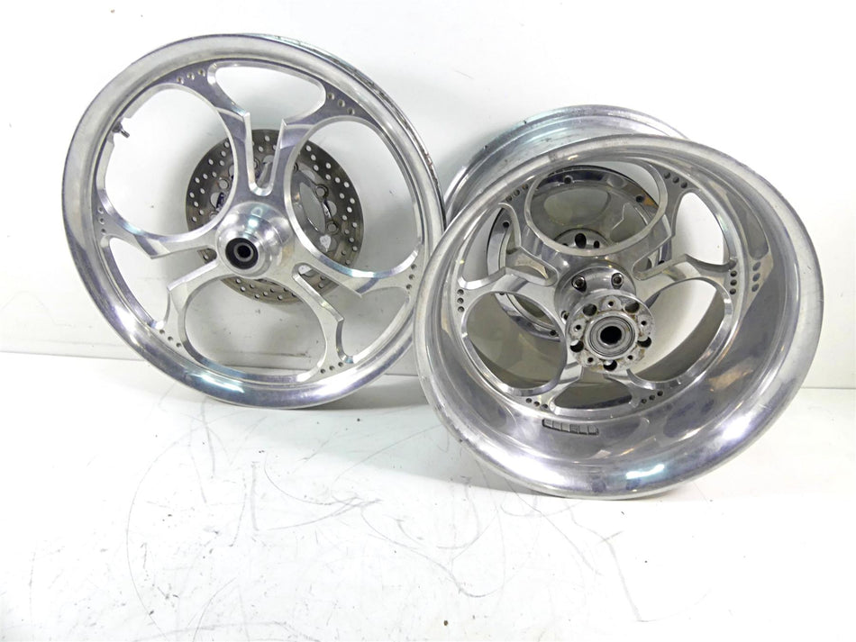 2009 Big Dog K9 Diamond Front Rear Wheel Rim 21x2.15 8x10.5 061908 061108 {{ shop.shopifyCountryName }} - Mototech271