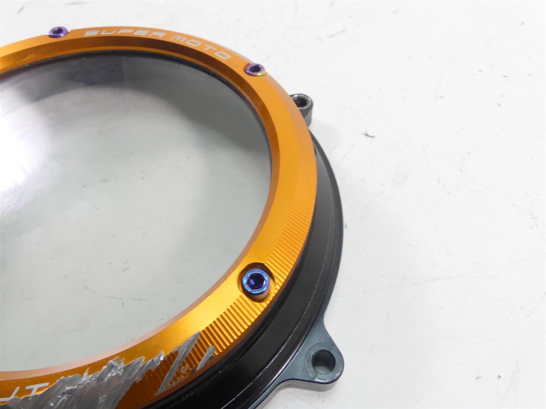 2015 KTM 1290R Super Duke NiceCnc Nero Fauvism Transparent Clear Clutch Cover {{ shop.shopifyCountryName }} - Mototech271