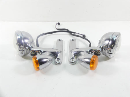 2010 Harley Touring FLHX Street Glide Front Blinker Spot Light Set 69548-06 {{ shop.shopifyCountryName }} - Mototech271