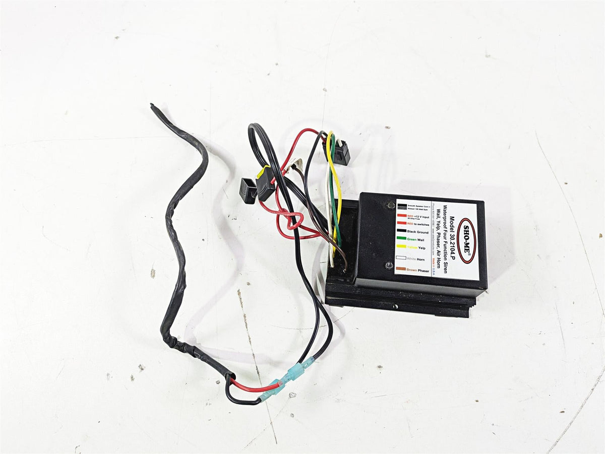 2008 Harley Touring FLHTP Electra Glide Sho-Me 4 Function Siren Box 30.2104 {{ shop.shopifyCountryName }} - Mototech271