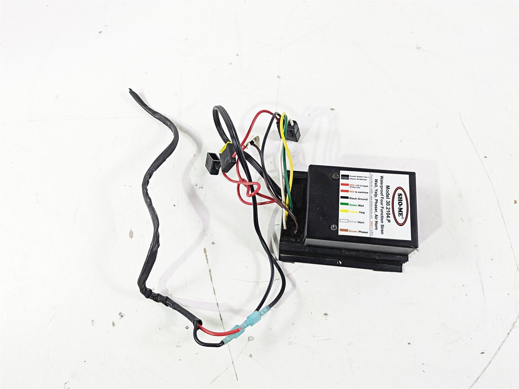 2008 Harley Touring FLHTP Electra Glide Sho-Me 4 Function Siren Box 30.2104 {{ shop.shopifyCountryName }} - Mototech271
