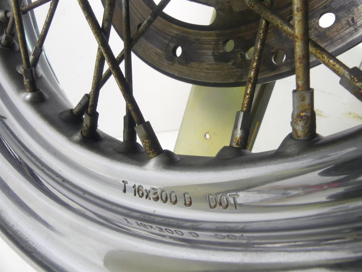 2005 Harley Softail FLSTSC Heritage Springer Rear Spoke Wheel 16x3 43014-05B {{ shop.shopifyCountryName }} - Mototech271