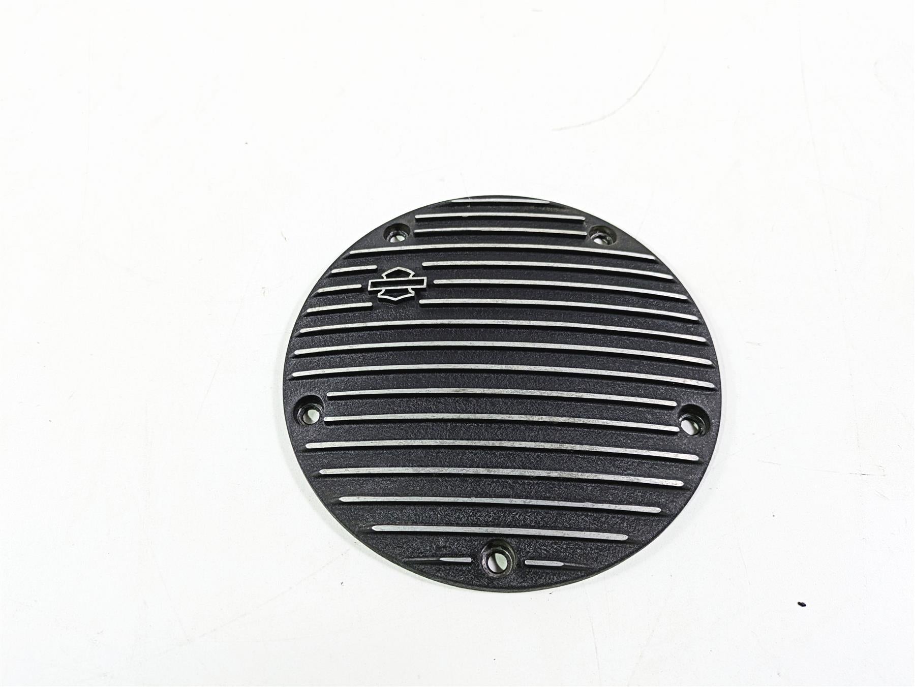 2008 Harley FLSTSB Cross Bones Black Fin Derby Cover 25454-01 {{ shop.shopifyCountryName }} - Mototech271