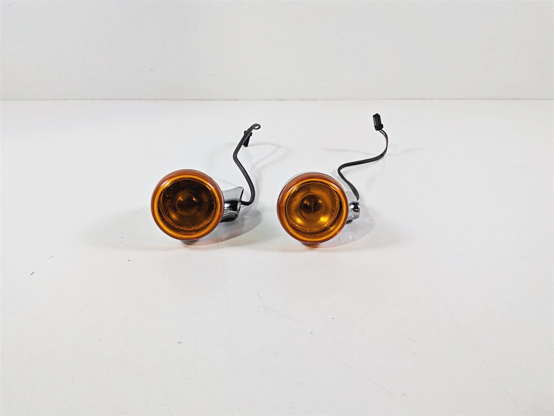 2011 Harley FXDF Dyna Fat Bob Rear Chrome Blinker Turn Signal Set 68977-00 {{ shop.shopifyCountryName }} - Mototech271