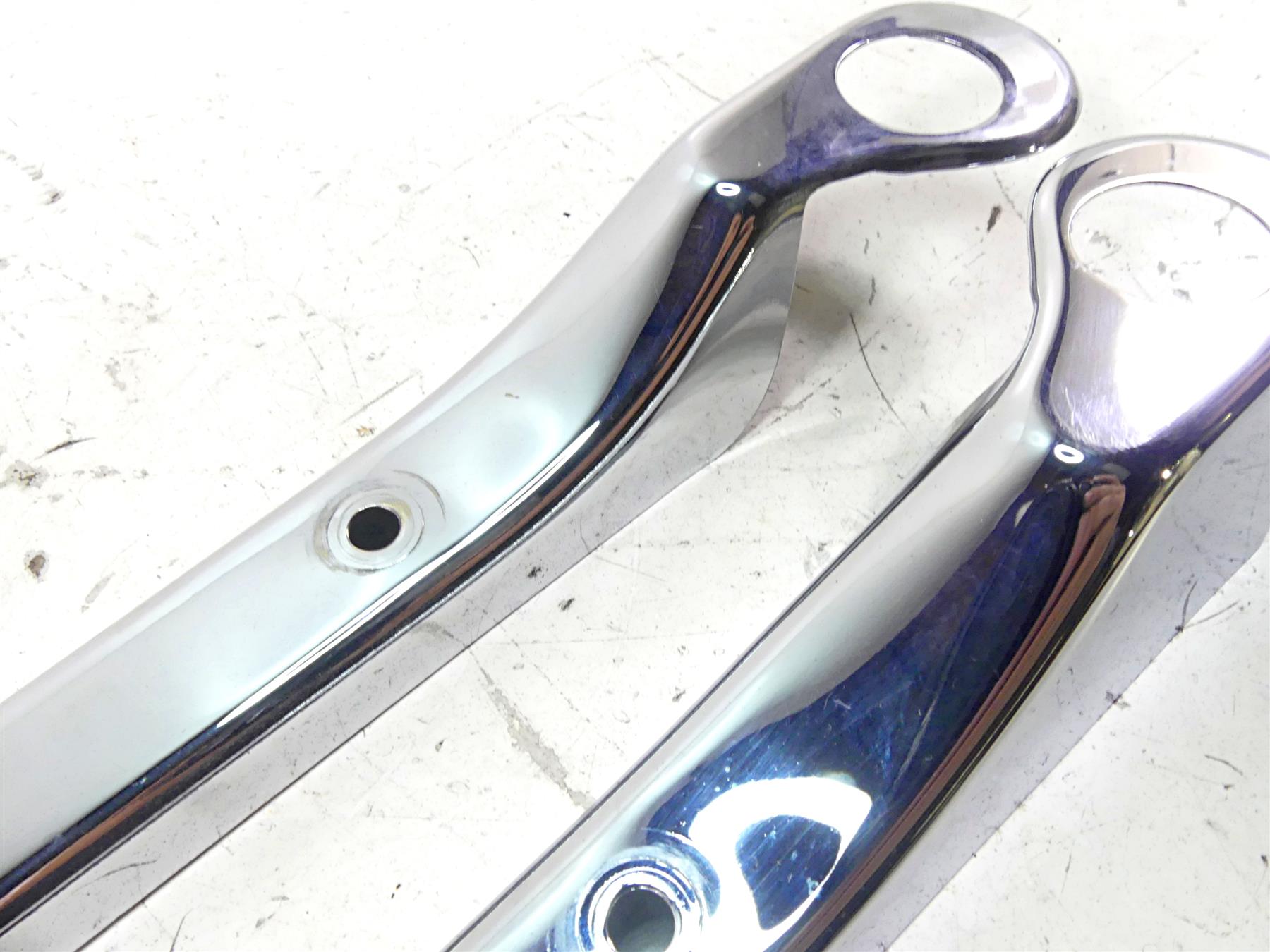1997 Harley Sportster XL1200 C Nice Rear Chrome Fender Strut Cover Set 59897-94 {{ shop.shopifyCountryName }} - Mototech271