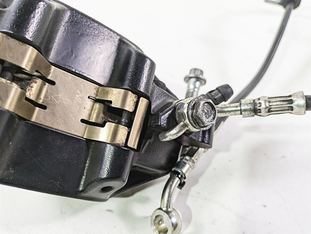 2017 Harley FLS Softail Slim Front Brake Caliper + Line Hose 41300095 {{ shop.shopifyCountryName }} - Mototech271