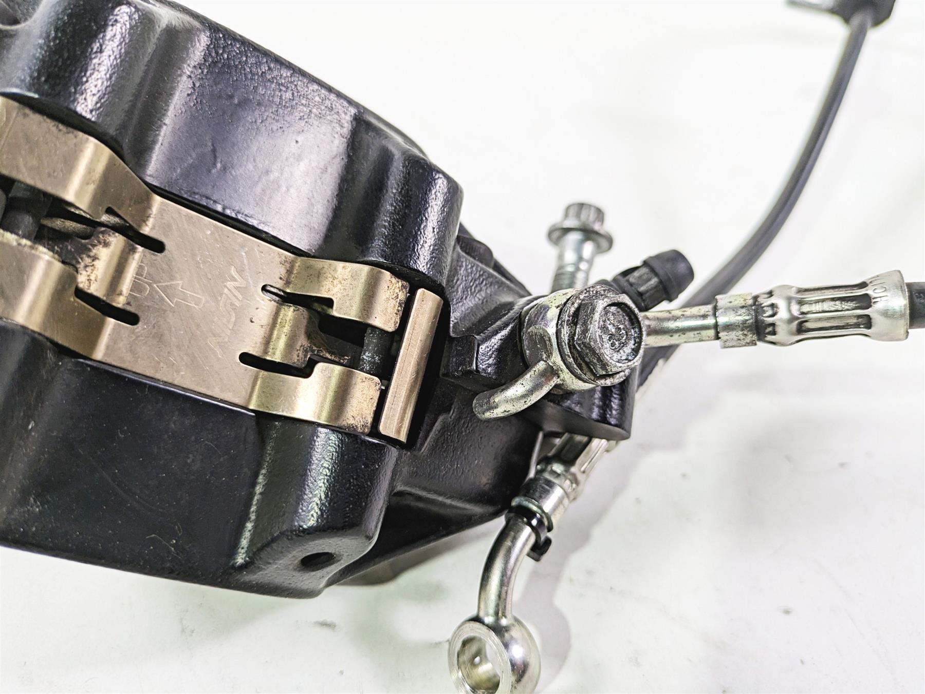 2017 Harley FLS Softail Slim Front Brake Caliper + Line Hose 41300095 {{ shop.shopifyCountryName }} - Mototech271