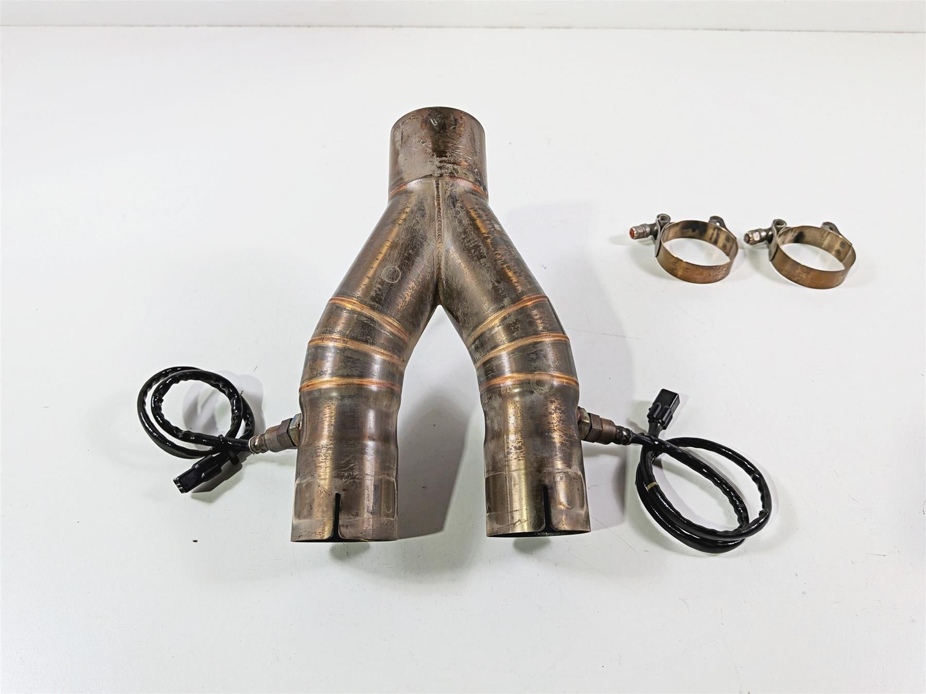 2024 Yamaha YZF R1 RN65 Aftermarket 2-1 Exhaust Header Mid Pipe + O2 Sensors {{ shop.shopifyCountryName }} - Mototech271