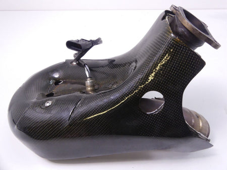 2014 Ducati 899 Panigale Carbon Fiber Exhaust Heat Shield Covers / Stock Header {{ shop.shopifyCountryName }} - Mototech271