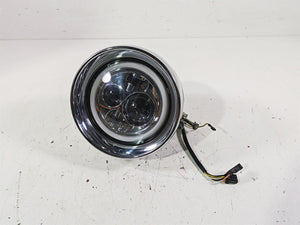 2002 Harley FLSTC Softail Heritage 7" Led Bulb Chrome Headlight Bucket 69748-05 | Mototech271