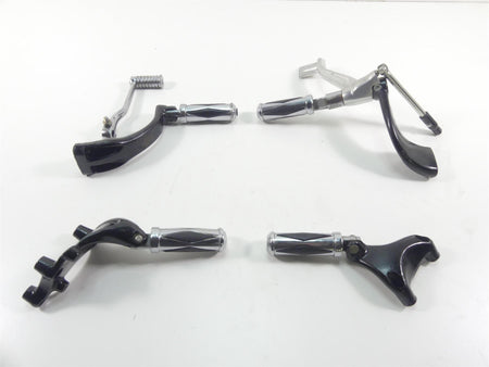 2018 Harley Sportster XL1200 Custom Front Rear Footpeg Lever Pedal Set 42972-04 {{ shop.shopifyCountryName }} - Mototech271