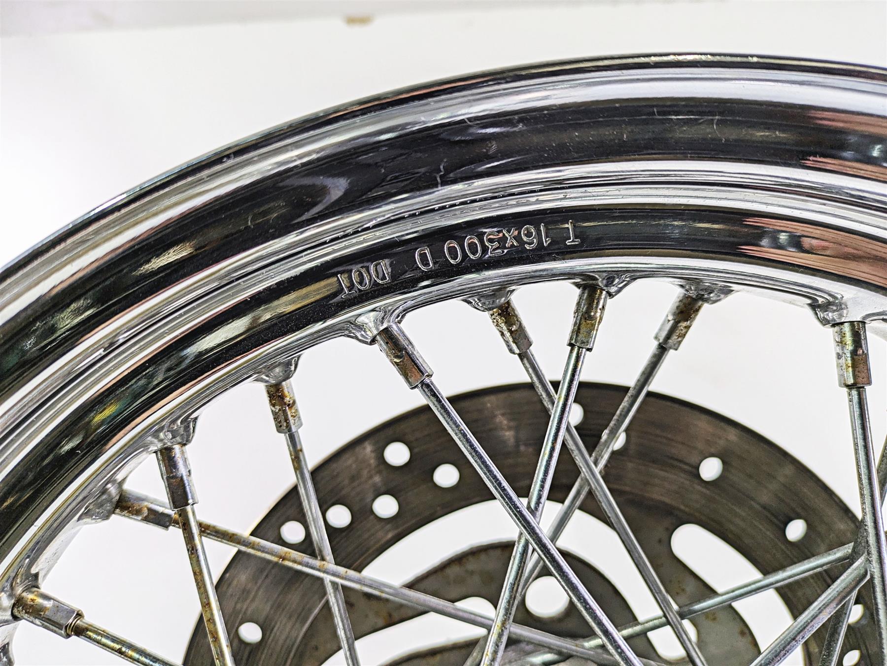 2005 Harley Softail FLSTSCI Heritage Springer Rear 16x3 Wheel Rim Read 40700-05A {{ shop.shopifyCountryName }} - Mototech271