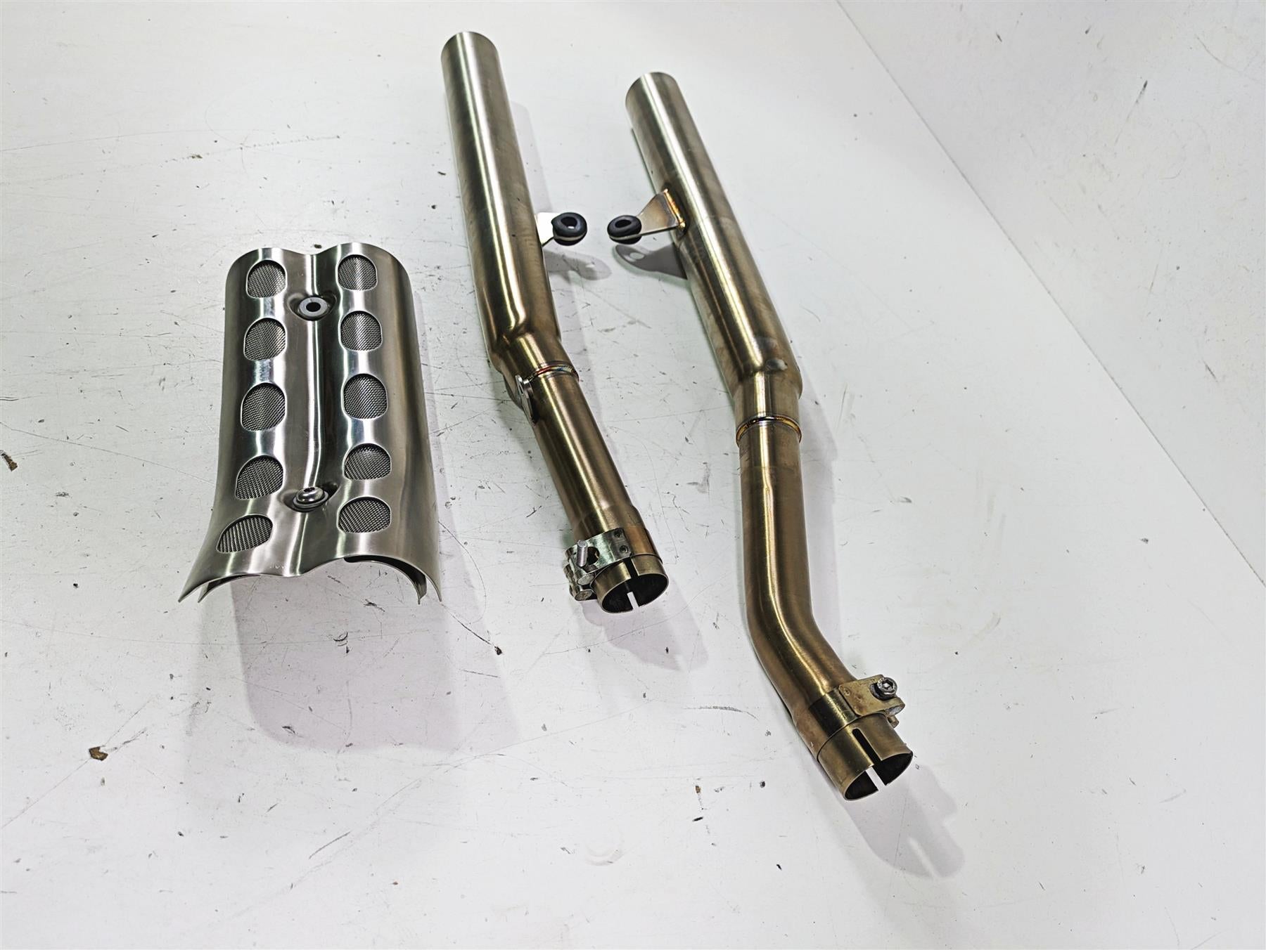 2020 Triumph Street Scrambler 900 British Customs Shotgun Pipes BC902-029-BR {{ shop.shopifyCountryName }} - Mototech271