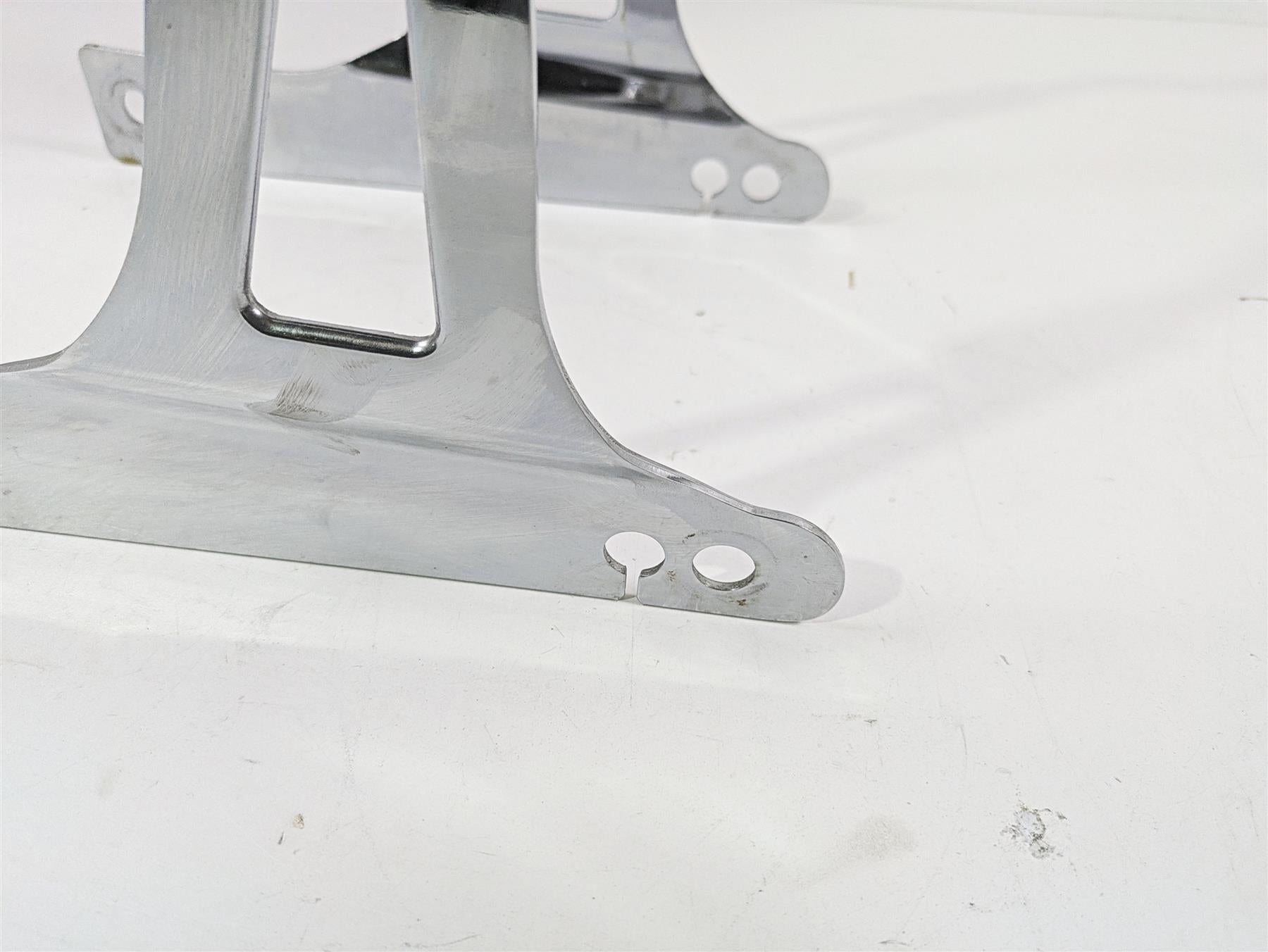 2008 Harley FXDL Dyna Low Rider 105TH Rear Chrome Back Rest Sissy Bar Mount {{ shop.shopifyCountryName }} - Mototech271