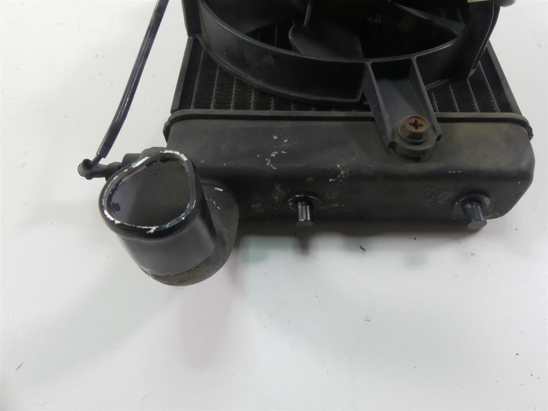 2003 Honda VT750 DC Shadow Spirit Radiator Fan Cover Reservoir Set 19010-MBA-013 {{ shop.shopifyCountryName }} - Mototech271
