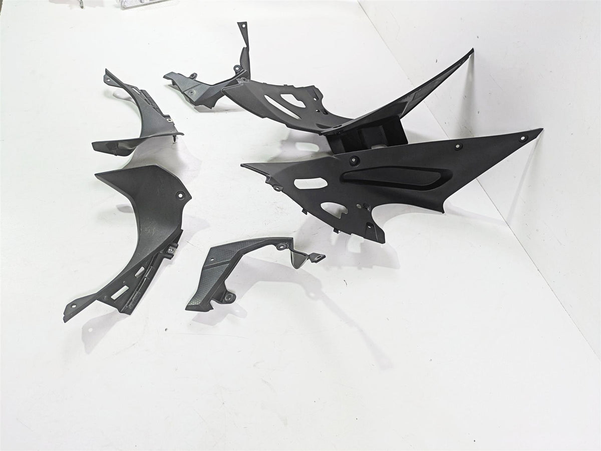 2020 Kawasaki ZX6R ZX636 Ninja Black Molded Plastic Infill Fairing Cover Set {{ shop.shopifyCountryName }} - Mototech271
