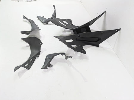 2020 Kawasaki ZX6R ZX636 Ninja Black Molded Plastic Infill Fairing Cover Set {{ shop.shopifyCountryName }} - Mototech271