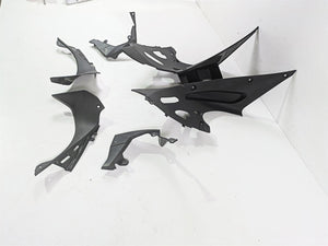 2020 Kawasaki ZX6R ZX636 Ninja Black Molded Plastic Infill Fairing Cover Set