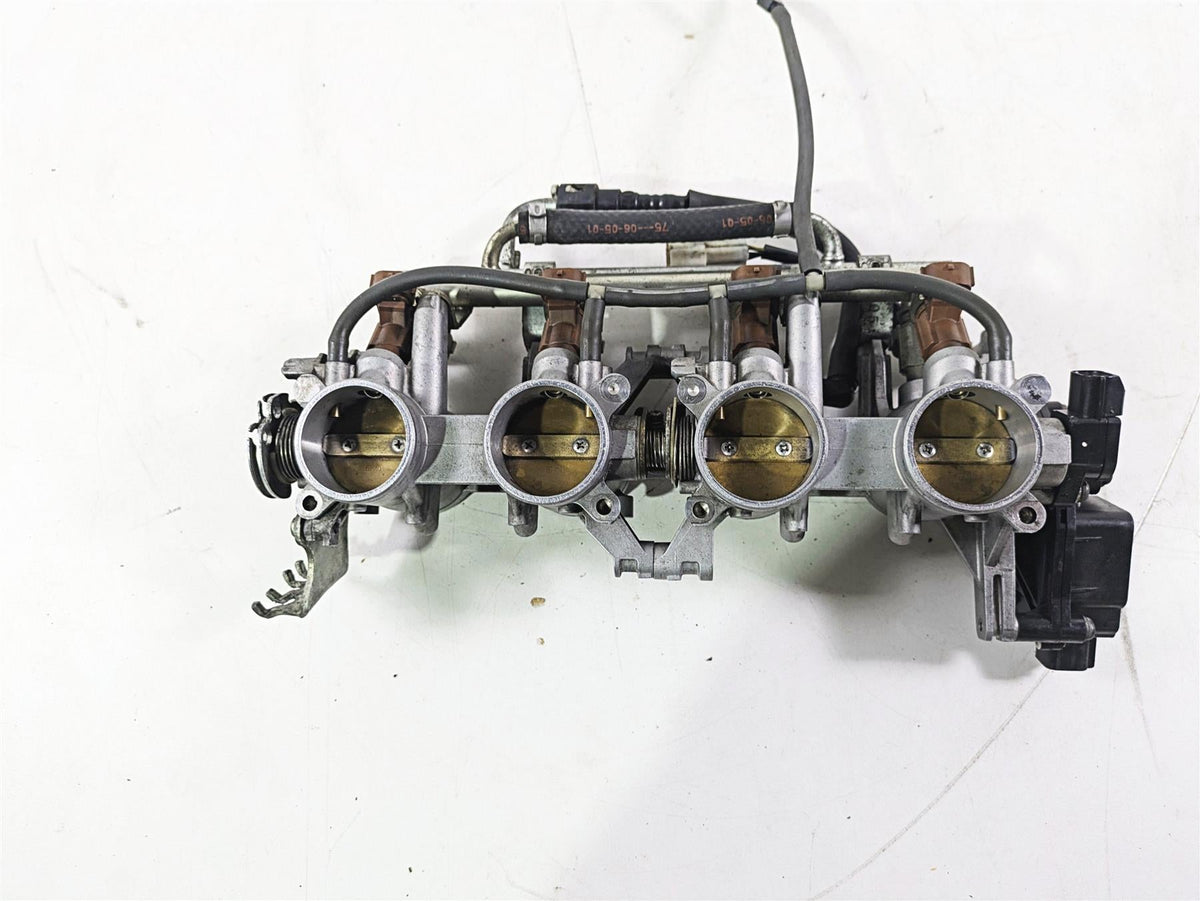 2007 Suzuki GSXR600 Mikuni Throttle Body Bodies FOR PARTS 13405-01H00 13405-01H02 {{ shop.shopifyCountryName }} - Mototech271