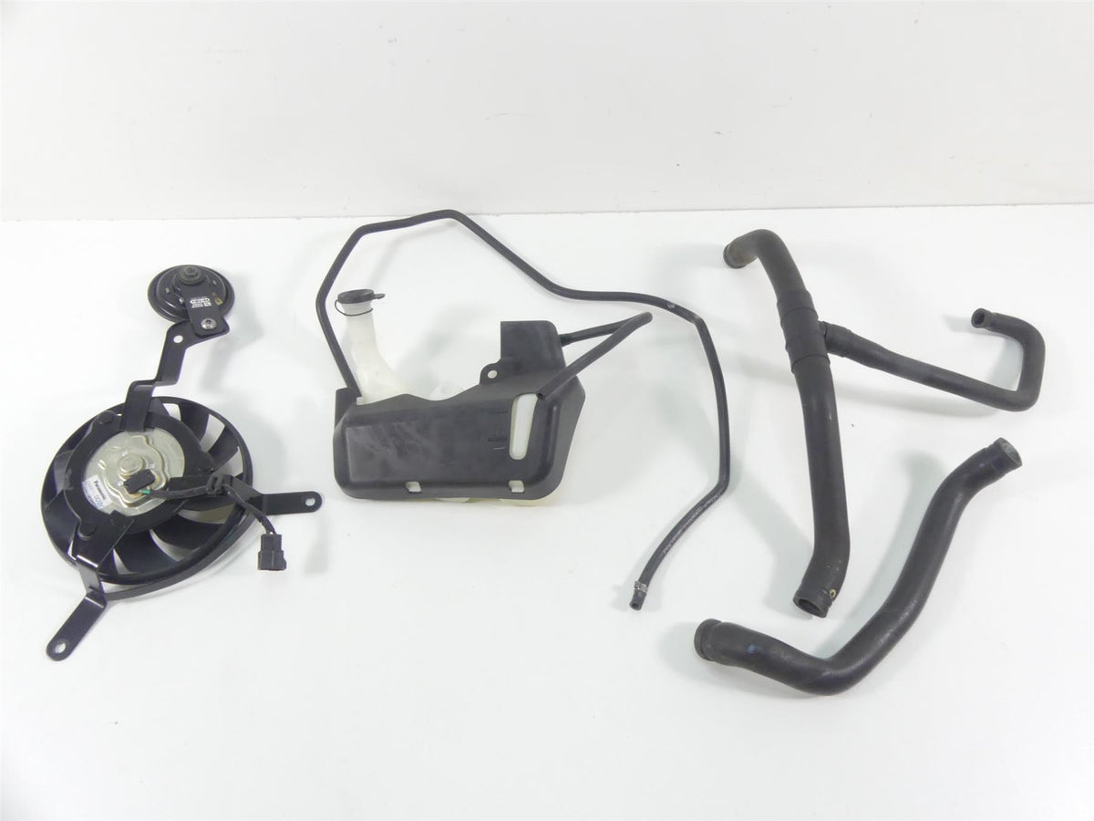 2013 Triumph Street Triple 675R Coolant Fan, Reservoir & Hoses T2100482 {{ shop.shopifyCountryName }} - Mototech271