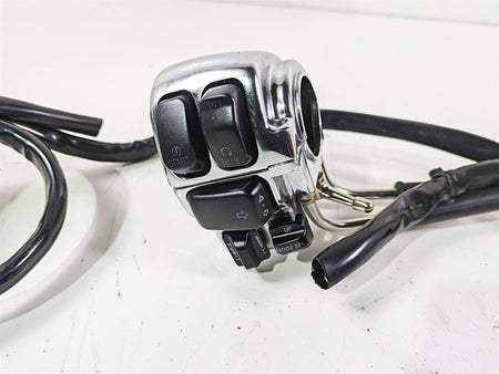 2007 Harley Touring FLHTCU SE CVO E-Glide Chrome Hand Control Switches 71682-06A {{ shop.shopifyCountryName }} - Mototech271