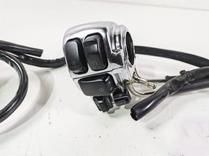 2007 Harley Touring FLHTCU SE CVO E-Glide Chrome Hand Control Switches 71682-06A | Mototech271