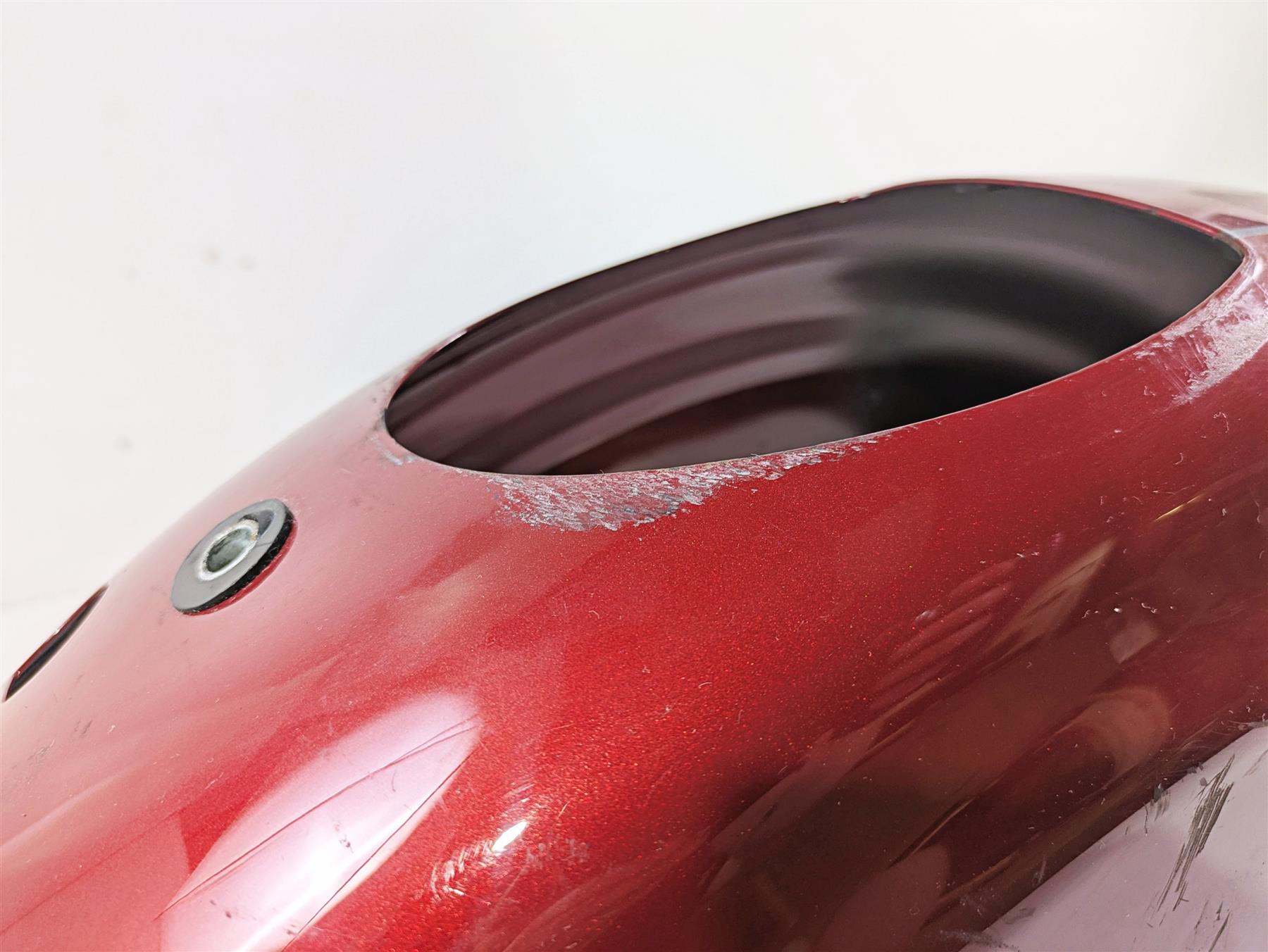 2007 Harley Sportster XL1200 C Rear Fender Fire Red Pearl Silver Stripe 59847-10 {{ shop.shopifyCountryName }} - Mototech271